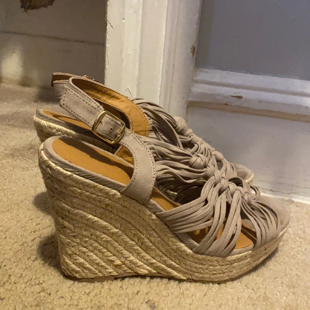 Cute high heeled wedges!